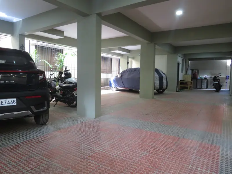 Covered car parking for guests